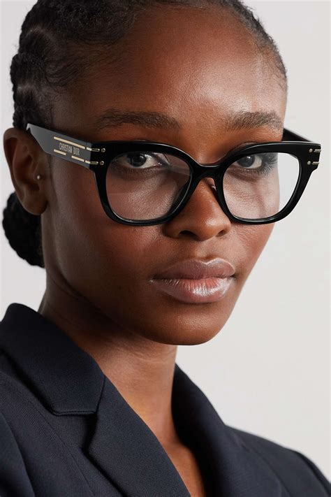 dior square frame glasses|Dior cat eye optical glasses.